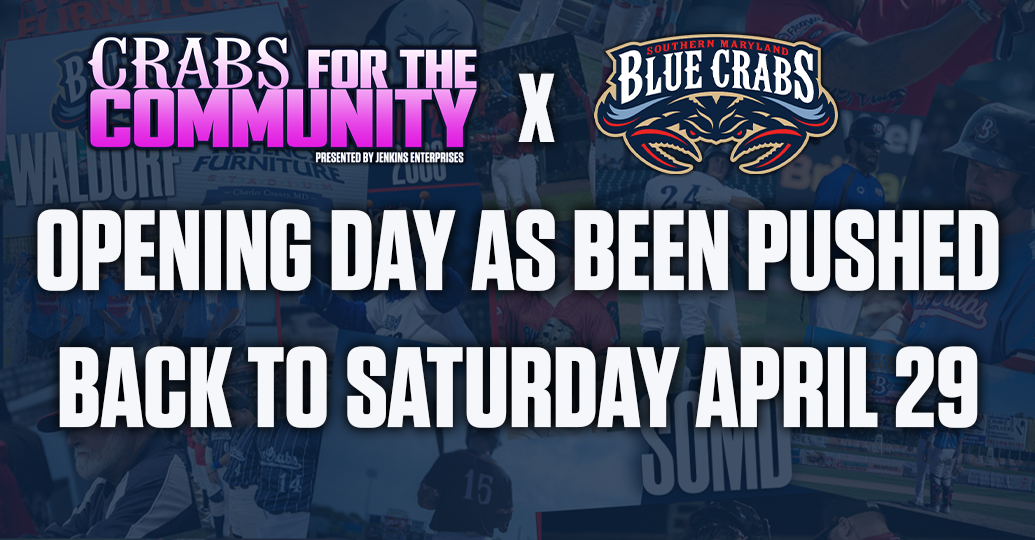 Crabs for the Community Opening Day Pushed To Saturday